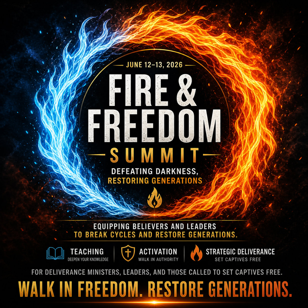 Fire & Freedom Summit: Defeating Darkness, Restoring Generations